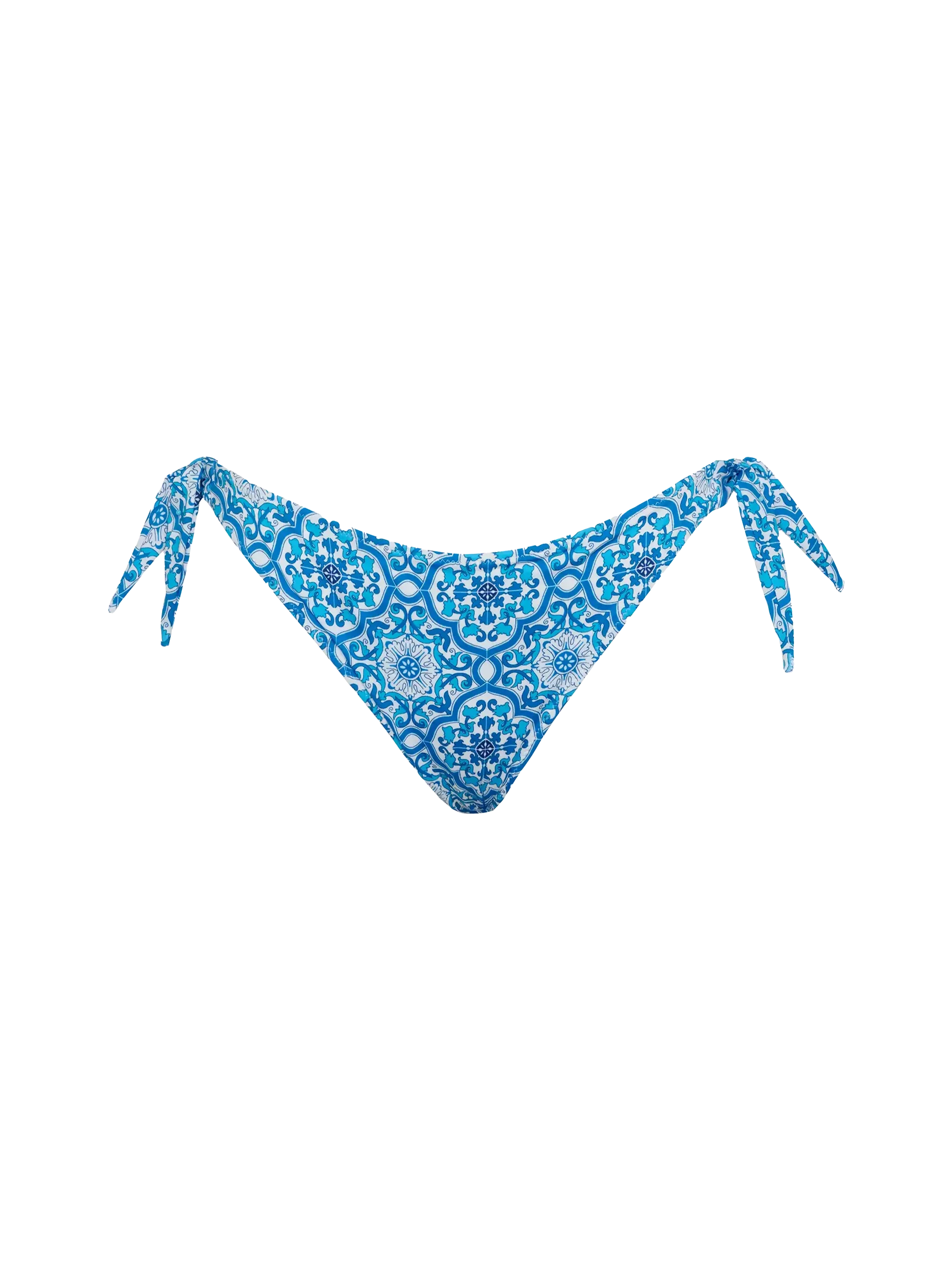 Bañador tipo slip clásico Yali con estampado de mayólica.