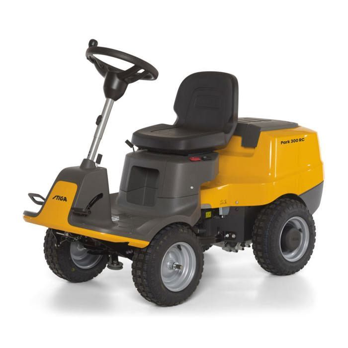 STIGA STIGA PARK 300 RC TAGLIAERBA ANTERIORE, 432 CC, 95 CM – STERZO ARTICOLATO, TRASMISSIONE IDROSTATICA – PRATO