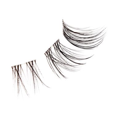 Kiss The New Way To Lash Falscara Clear Band Eyelash Extensions σε μια τούφα, αόρατη ταινία, 24 τεμάχια.