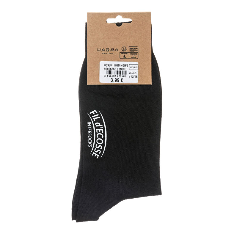 Schwarze Socken und Strumpfhosen für Herren