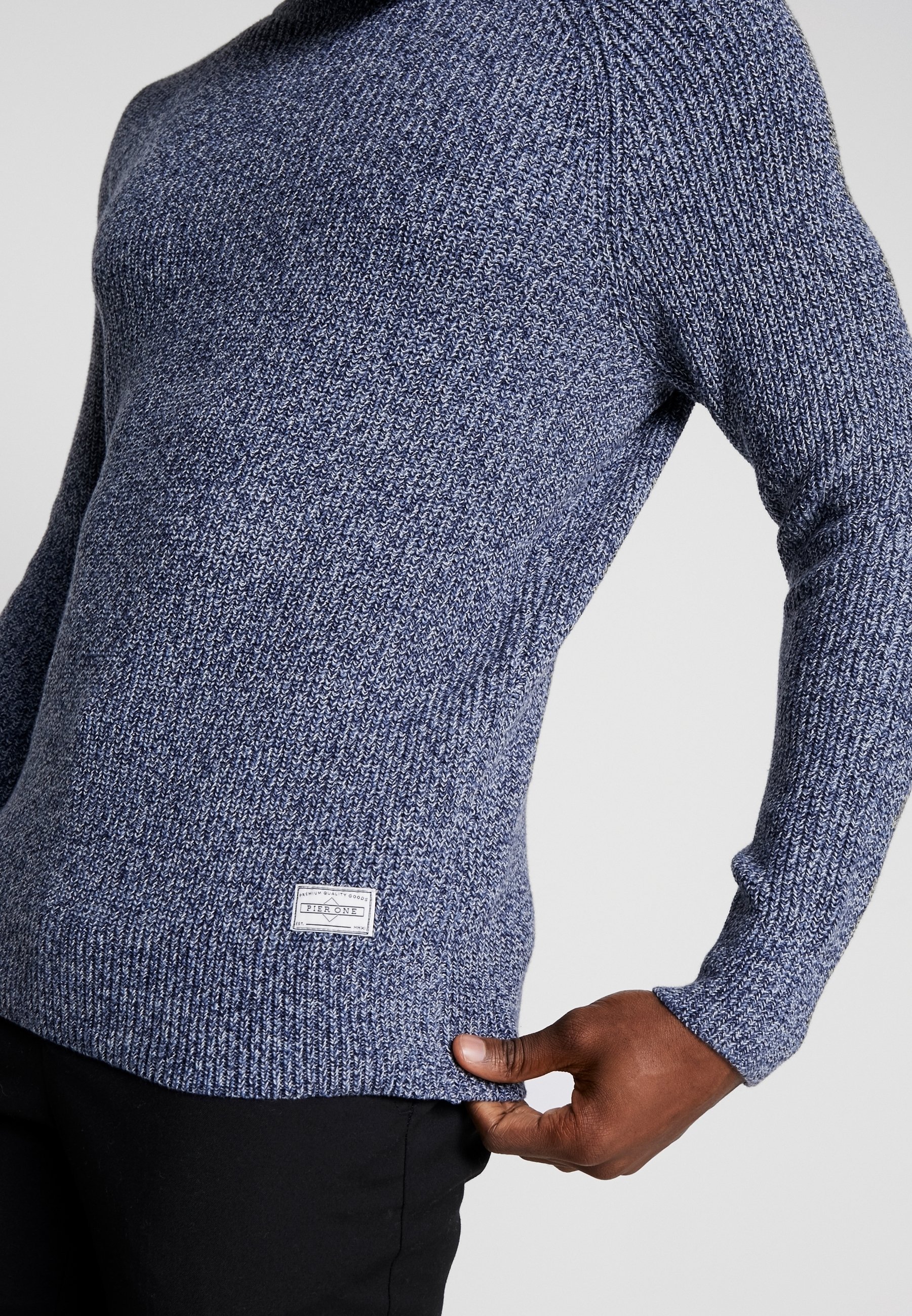 Pull Pier One - bleu chiné