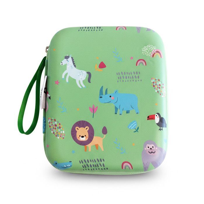 PLIC – Babypflege-Set – 9-teilig, reisefreundliches Set mit Reißverschluss, Hygiene & Maniküre, Grün