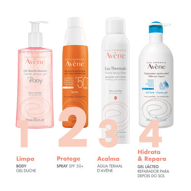 Avène Sun Care Sensitive Skin Spray SPF50 Solskyddsspray för kroppen för känslig hud 200 ml