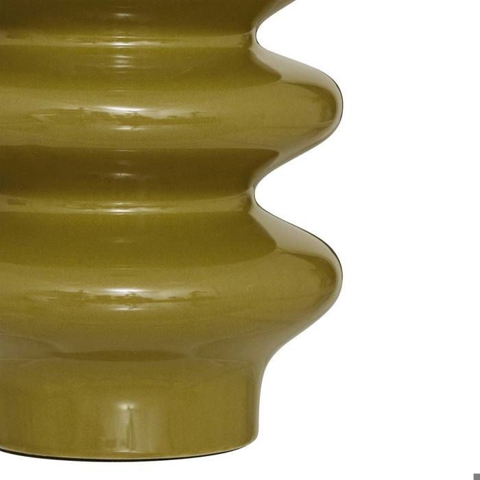 Lámpara de mesa Vinus con forma de seta, verde caqui, 41,5 cm de alto - Atmosphera Interior Designer