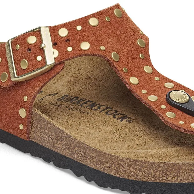 Gizeh Rivet Pelle scamosciata - Dark Rust Dark Rust