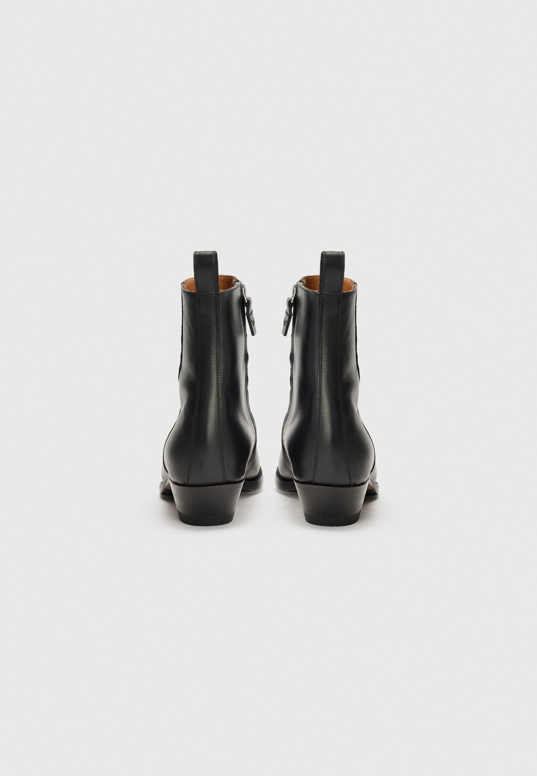 Bottines Won Hundred MONACO - style cowboy/motard - noires