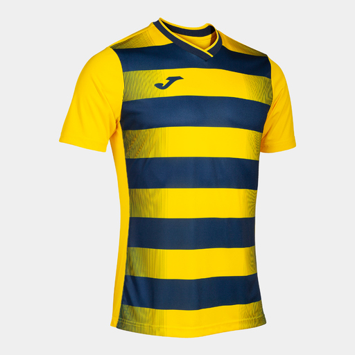 Camiseta Manga Corta Joma Europa V Amarillo Marino