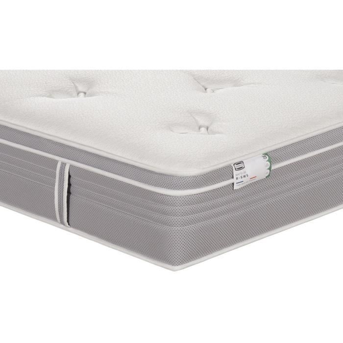 SIMMONS - Ensemble Matelas Ressorts SW5 + Sommier SW - 160x200 cm - Matelas à ressorts ensachés