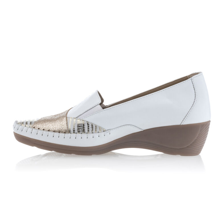Zapatos blancos cómodos para mujer