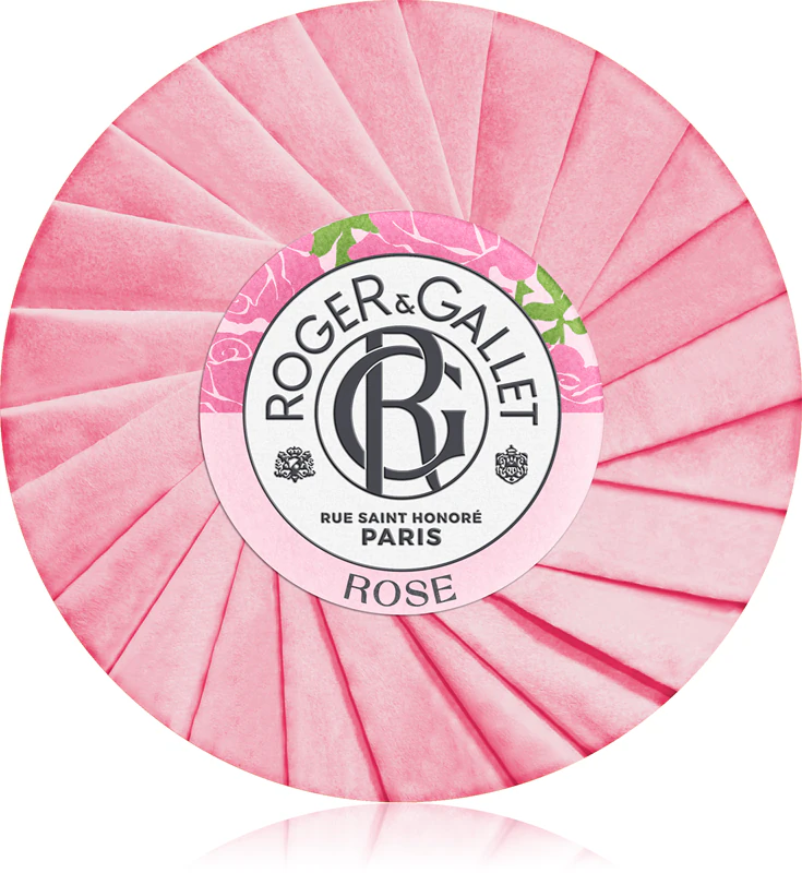 Sabonete perfumado de rosas Roger & Gallet