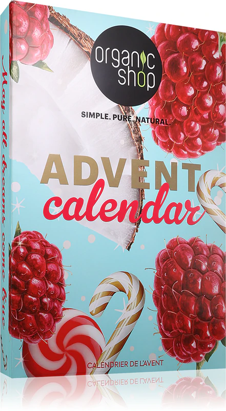 Calendário do Advento de Bem-Estar de 24 Dias da Organic Shop Natural Beauty