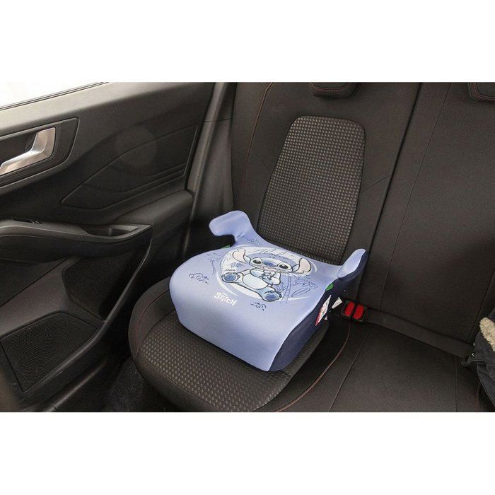 Tataway Siège auto rehausseur Disney Stitch i-Size ECE R129/03. Siège d'appoint sécurité enfant 126-150 cm, graphisme Stitch sur