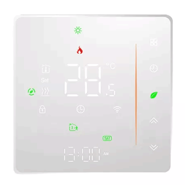 Inteligentny Termostat Obciążalny 16A Podłogówka Biały Tr066 Wifi Tuya