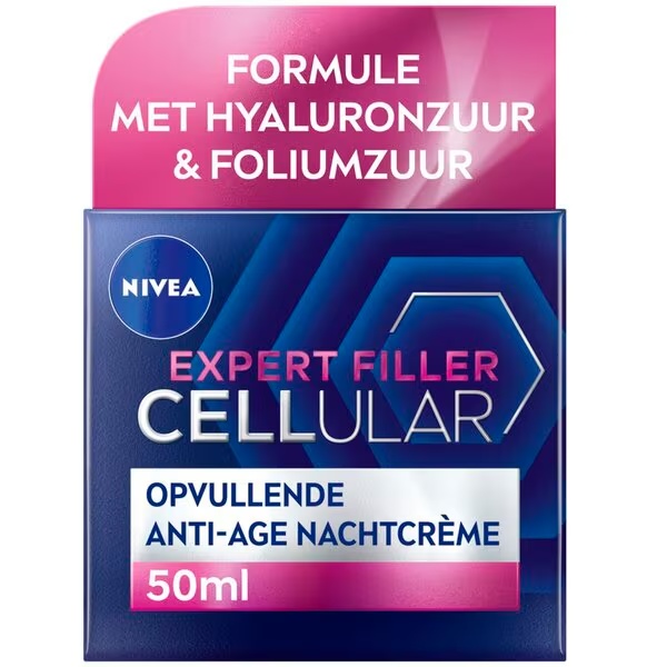 NIVEA Cellular Expert Filler Anti-Age ноћна крема<br>50ml - Сви типови коже и зрела кожа