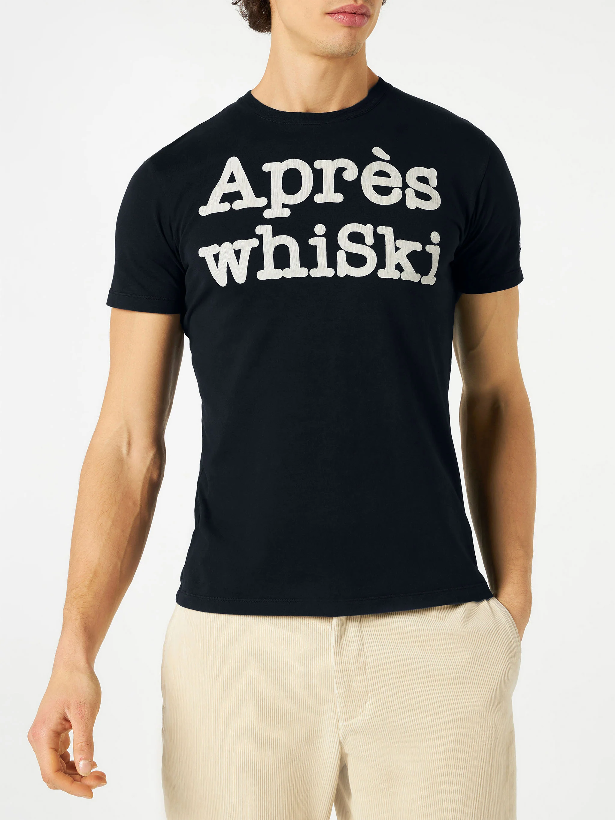 Blauw After Whiski T-shirt
