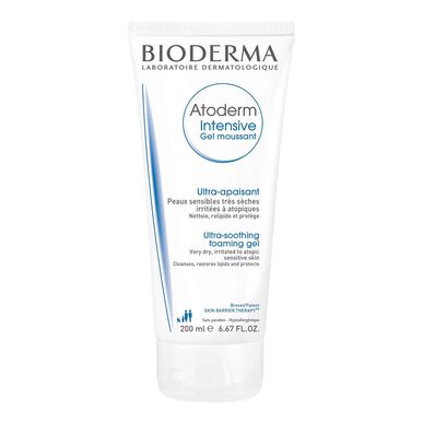 Bioderma ultra bogat penasti gel za atopično kožo, Atoderm tuba, 200 ml