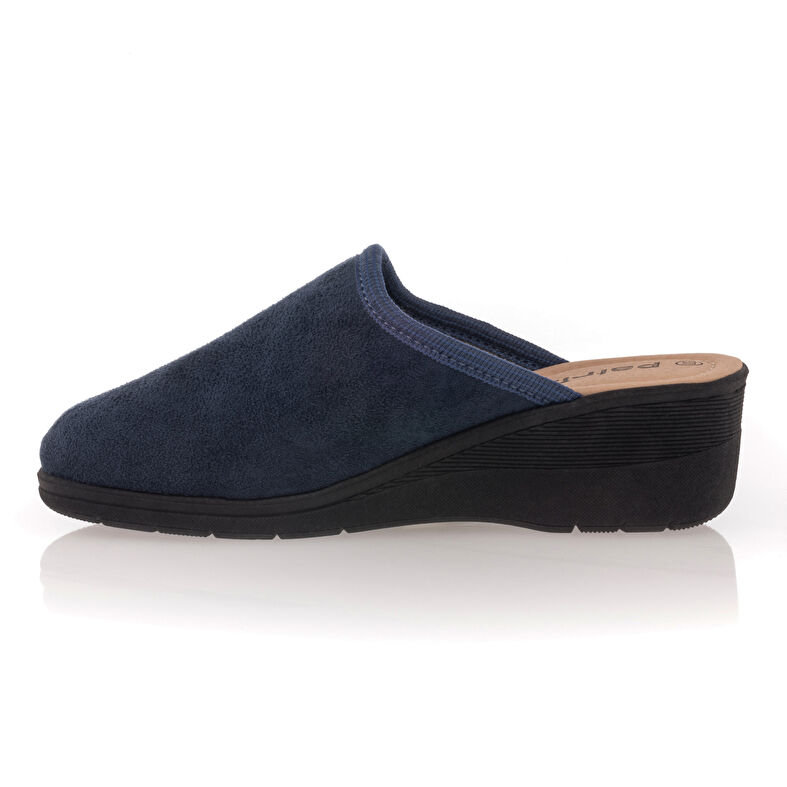 Blaue Damenpantoffeln