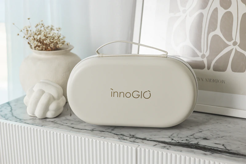 Bomba tira-leite dupla premium para aquecimento innoGIO GIOmum Line GIO-361