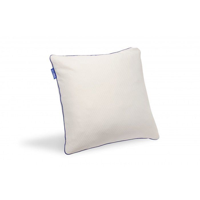 Cuscino premium in memory foam misto 65x65 cm - Comfort regolabile - Cerniera per regolare lo spessore - Fodera 100% cotone - BLU