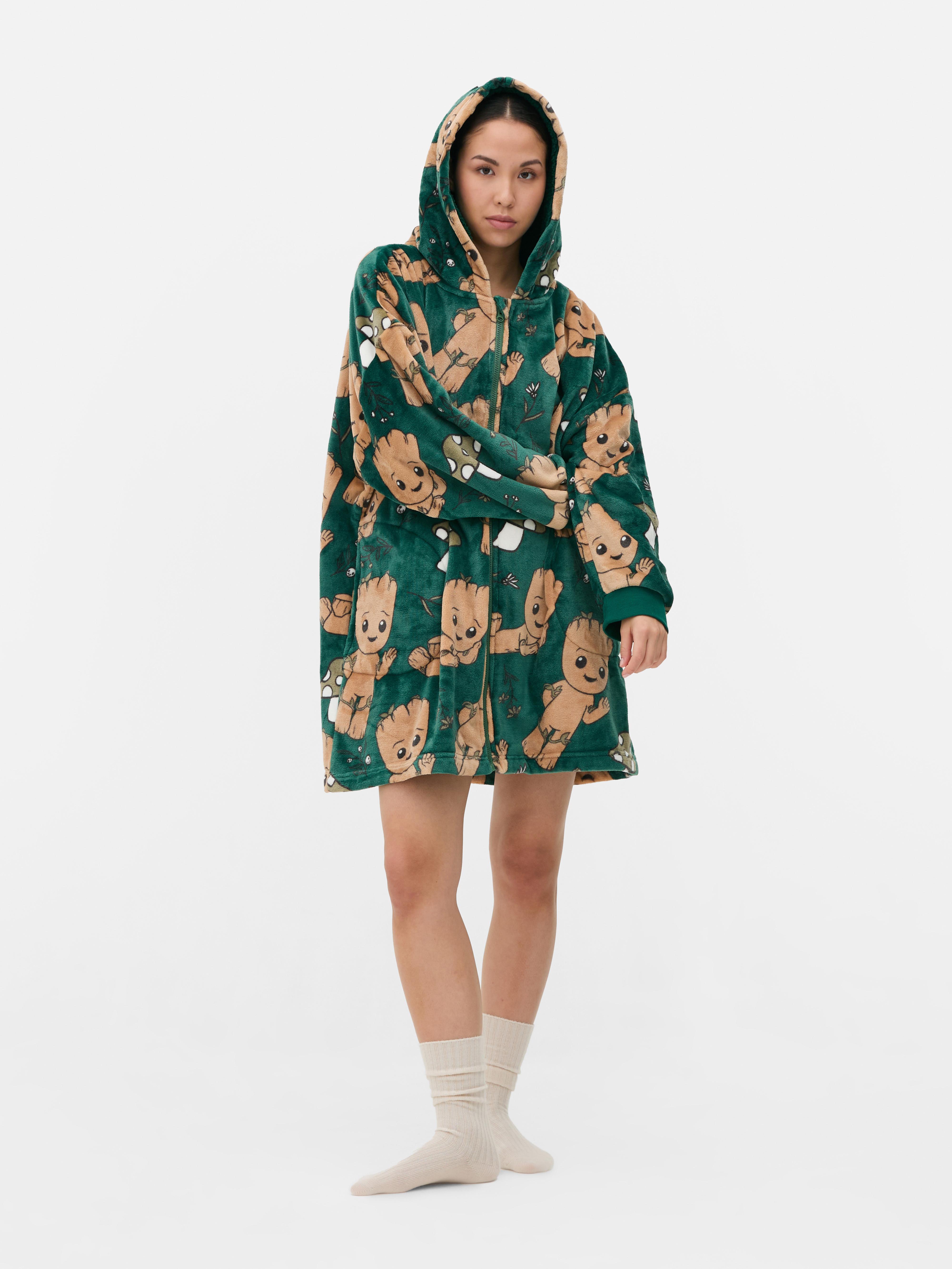 Damen-Snuddie mit Reißverschluss MARVEL Groot – Ein bequemer Snuddie mit Groot-Design