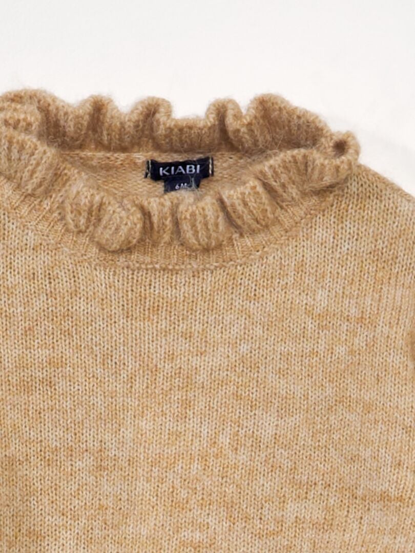 Gebreide trui - BEIGE