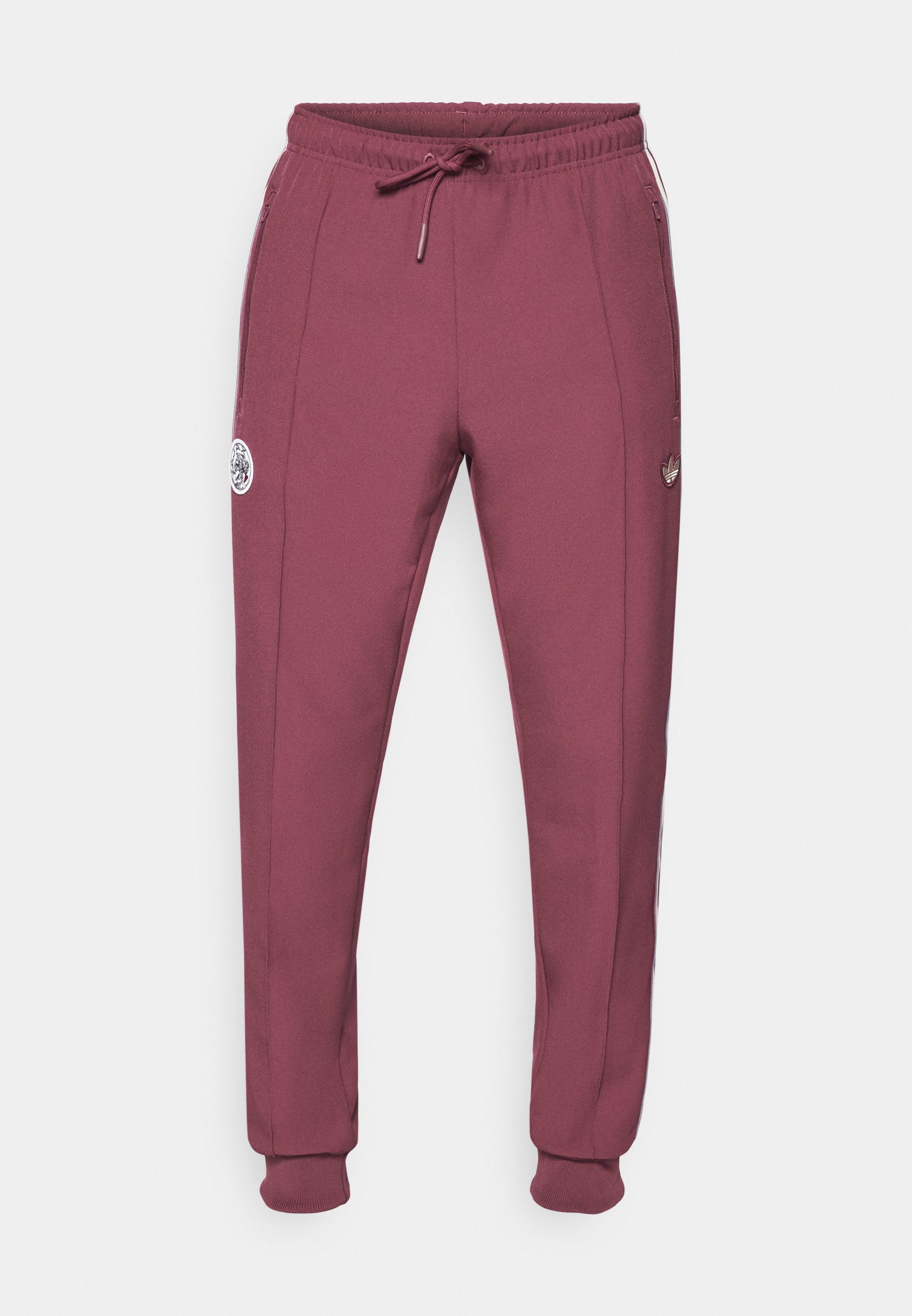 Pantaloni da tuta Adidas Originals AJAX ICON - Abbigliamento da club - rosso cremisi