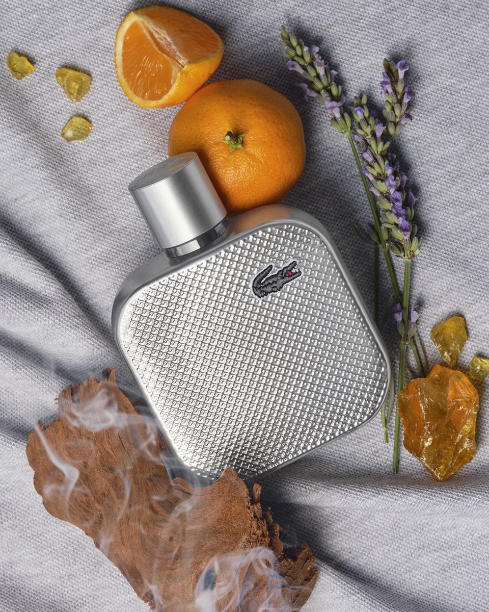 Lacoste L1212 Ασημί Γκρι