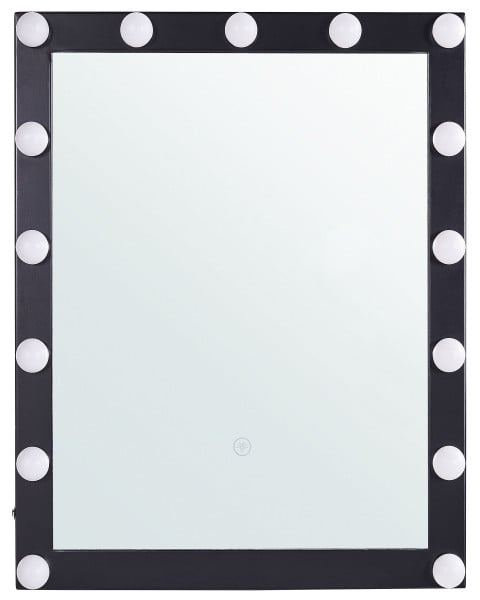 Lustro ścienne LED 50x60 czarne