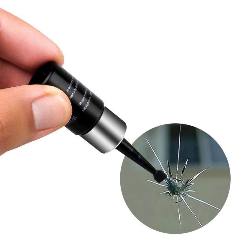 Reparaturset für Windschutzscheiben mit Nano-Reparaturflüssigkeit – DIY-Reparaturset für Autoscheiben und Handybildschirme – Kratzer und Risse beseitigen
