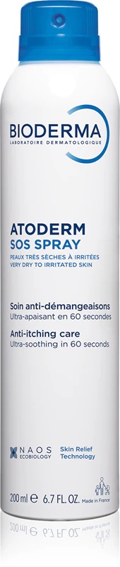 Bioderma Atoderm SOS Spray SOS sprejs nekavējoties nomierina niezi