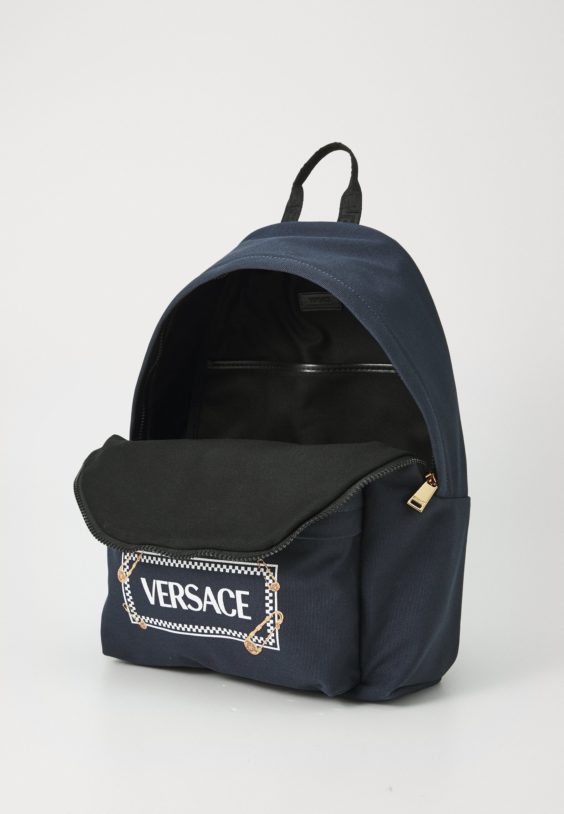 VERSACE BACK PACK GRECA TAPE UNISEX - Batoh - navy/zlatá
