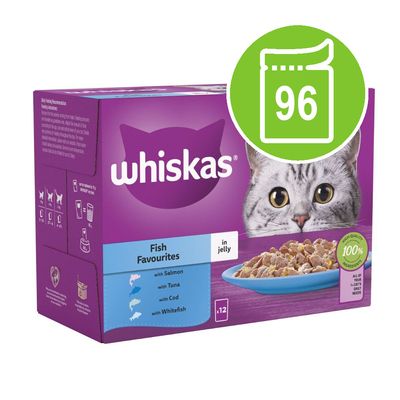 Whiskas 1+ Pouches Mega Pack 96 x 85 g