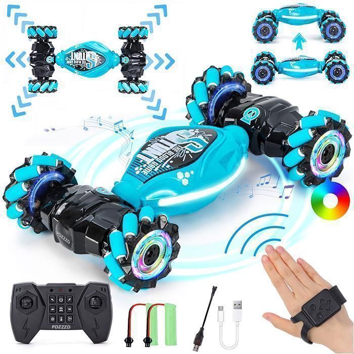 Auto fuoristrada telecomandata - HK1RBOX - Auto con braccialetto gestuale - Braccialetto gestuale - 2,4 GHz - Ricaricabile tramite USB