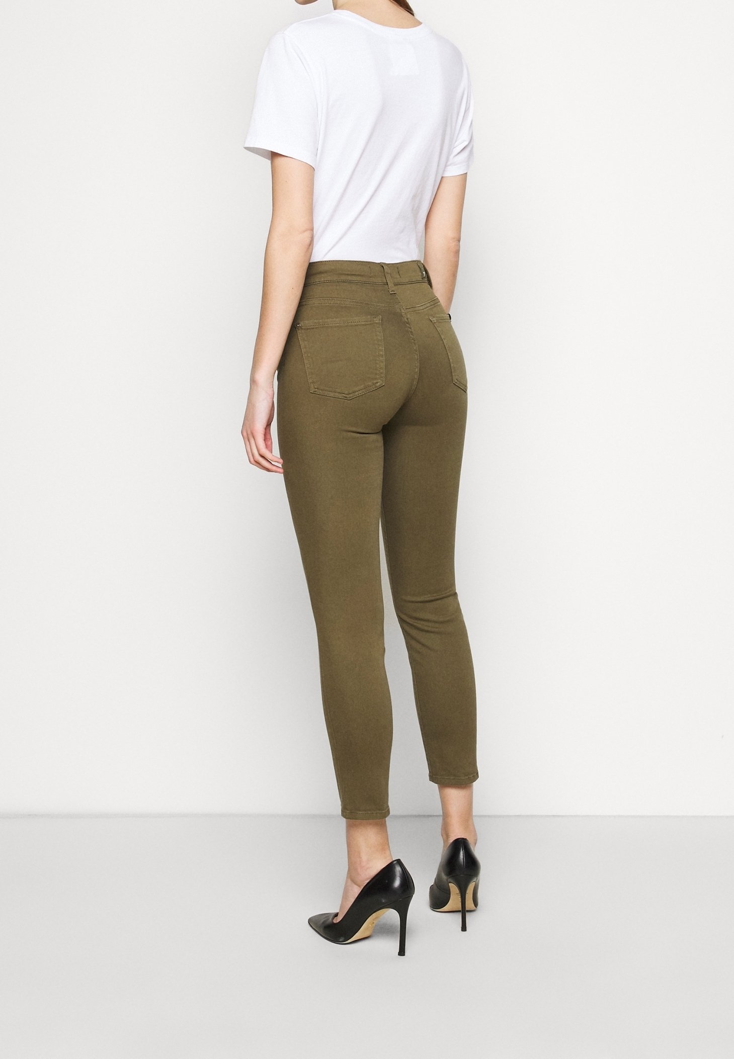 Jean skinny 7 for all mankind - kaki