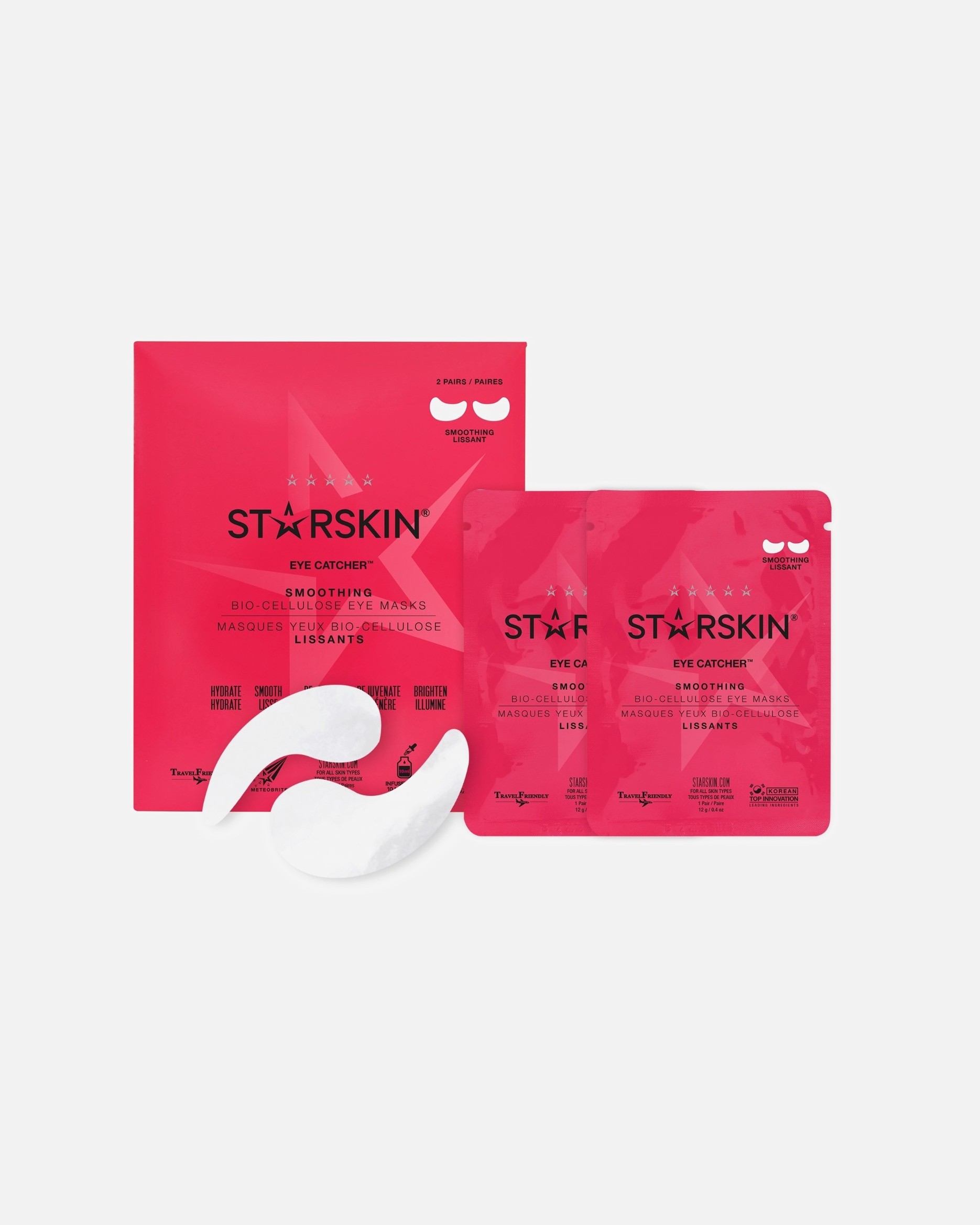 STARSKIN® Eye-Catcher™ Zaglađujući jastučići za oči od kokosa i bioceluloze - Druga koža za oči - 2 komada