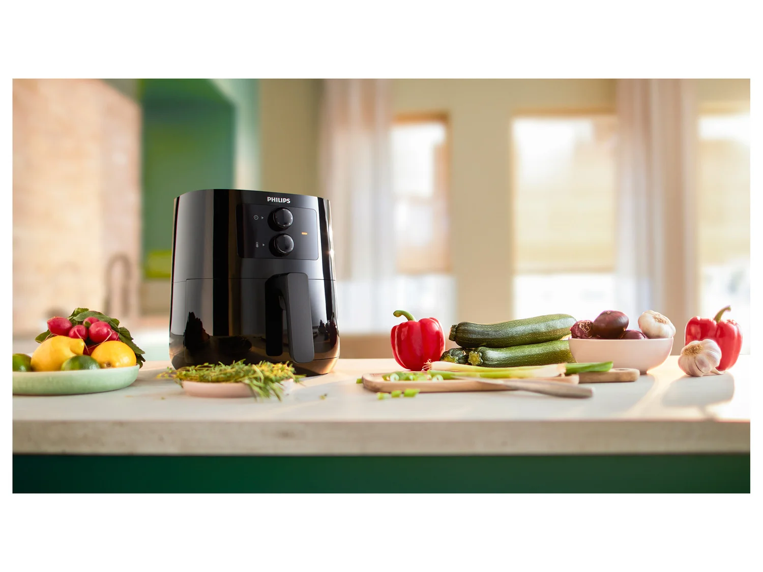 Freidora de aire compacta PHILIPS Essential «HD9200/90», 1400 W