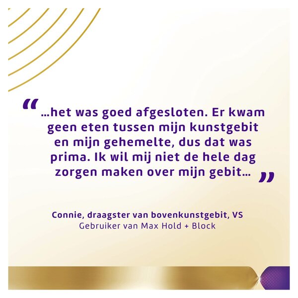 Corega Max Hold & Block 70 grame<br>Dispozitiv medical - 70g