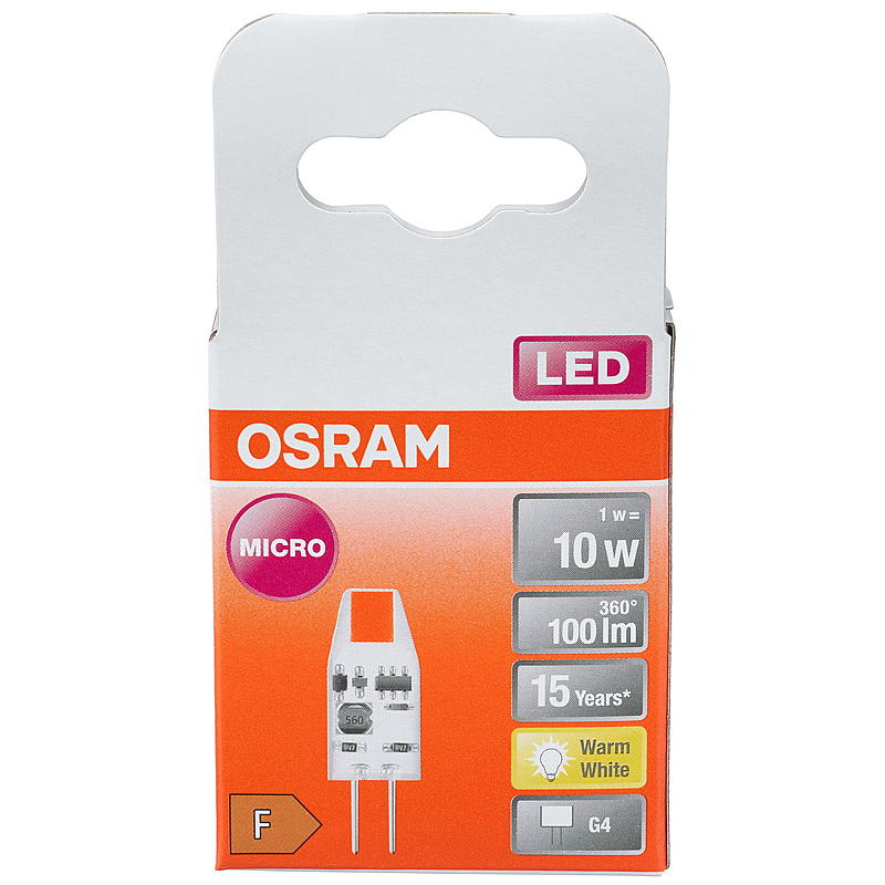 Osram LED-lampa 100 lm Micro G4 Osram