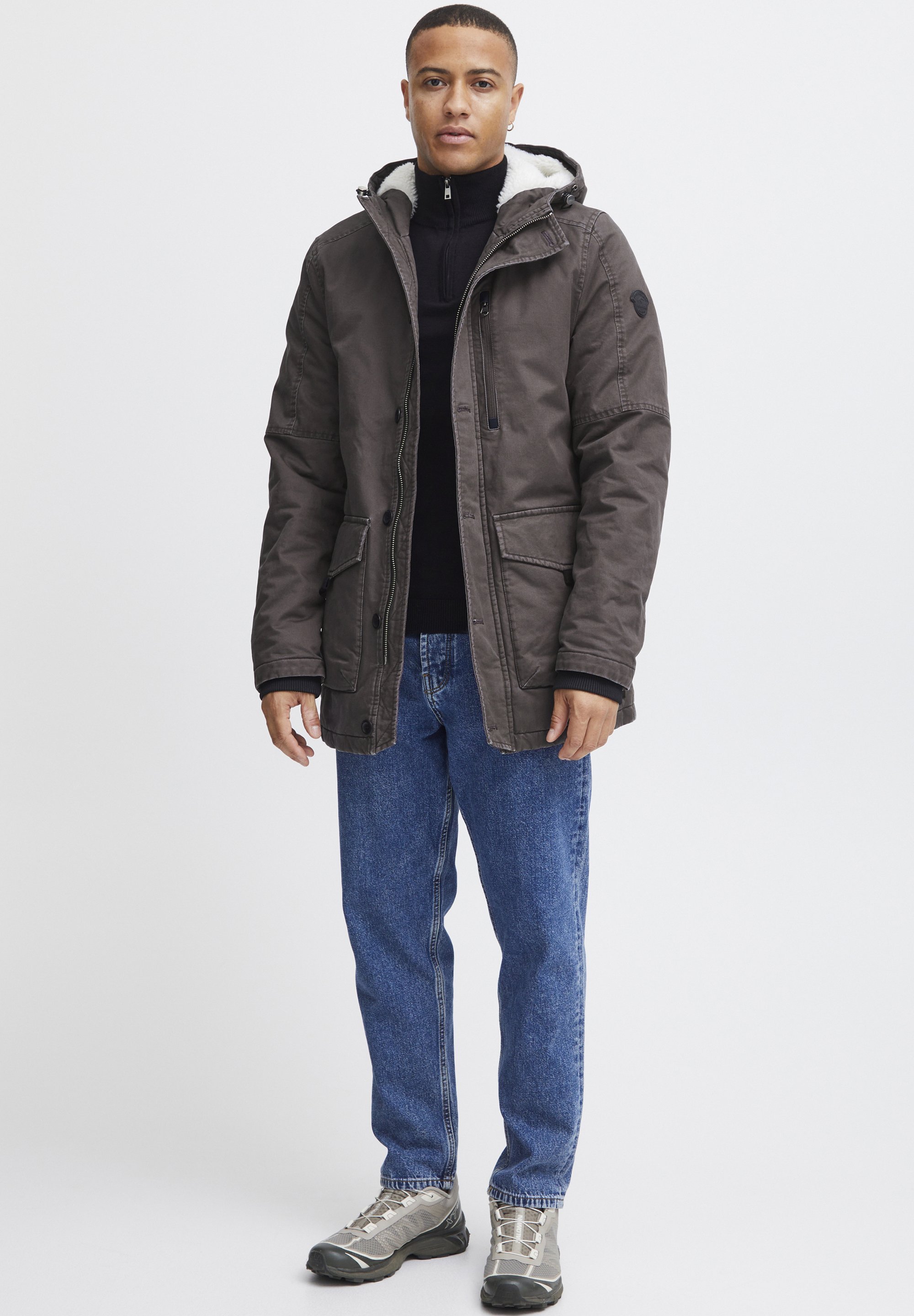 INDICODE JEANS IDHempe - Parka - donkergrijs