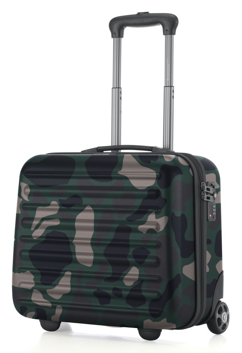 Tegel – Pilotentrolley, Hartschalenkoffer, bronzefarben mattmetallic, TSA-konform, 38 cm, 32 Liter