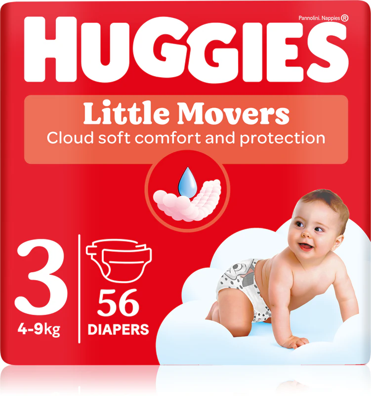 Huggies Little Movers Ultra Comfort wegwerpluiers