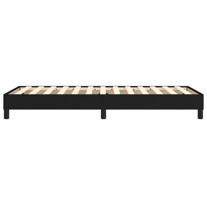 Base letto a molle - ESTINK - 90x190 cm - Nero - Imbottita