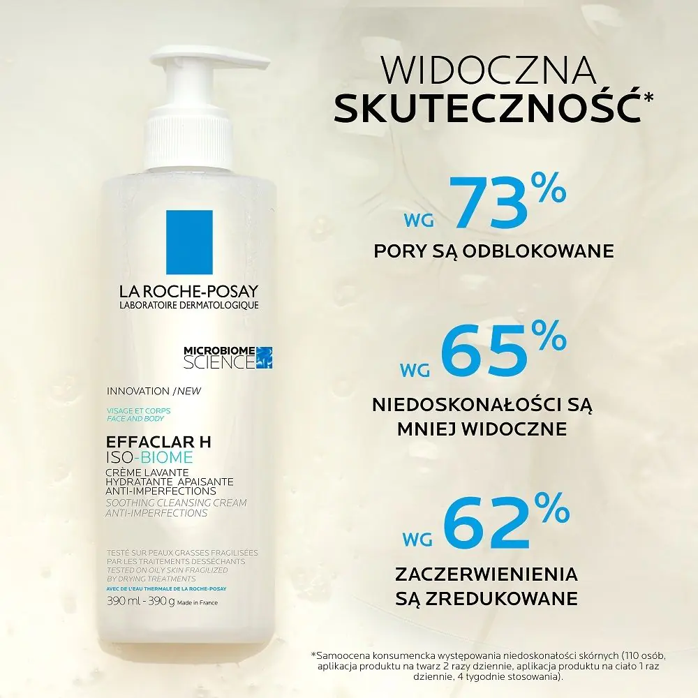 La Roche-Posay Effaclar H Iso-Biome Krem myjący