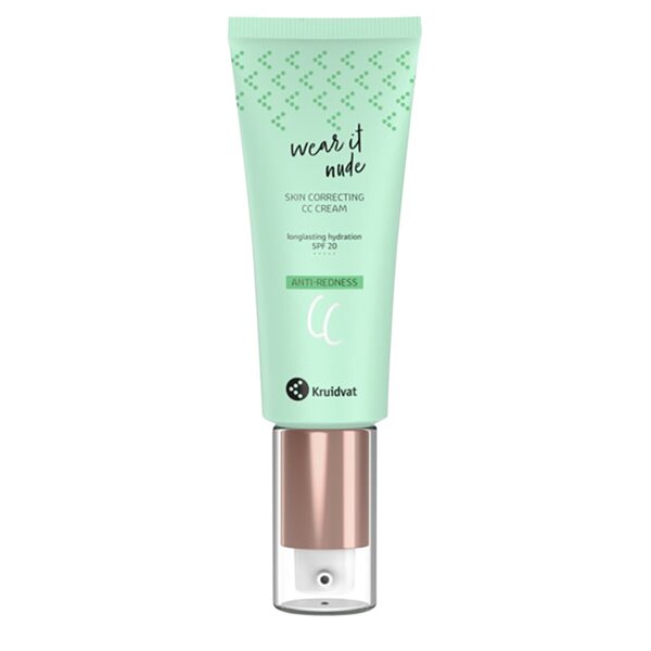 Kruidvat Wear It Nude Skin Correcting SPF20 Anti-redness CC Cream<br>30ml