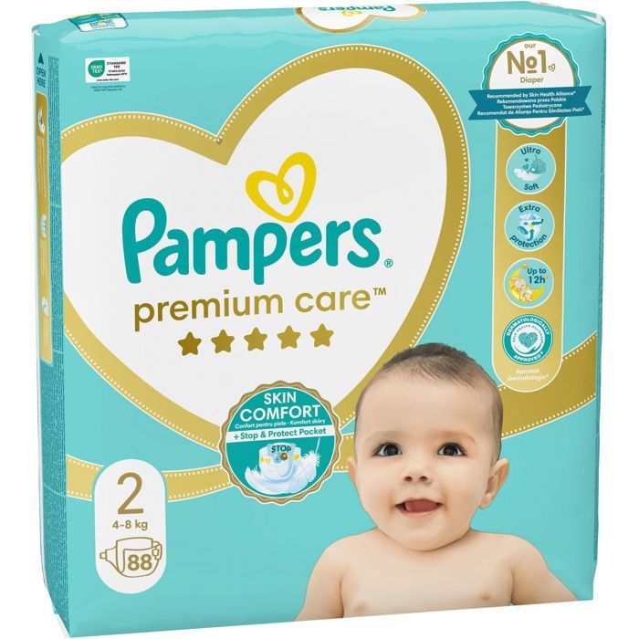 PAMPERS Premium Care vel. 2 (88 ks)