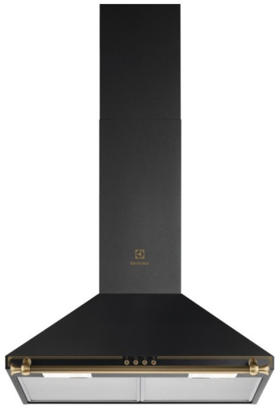 Okap kominowy przyścienny Electrolux EFC226R czarny mat