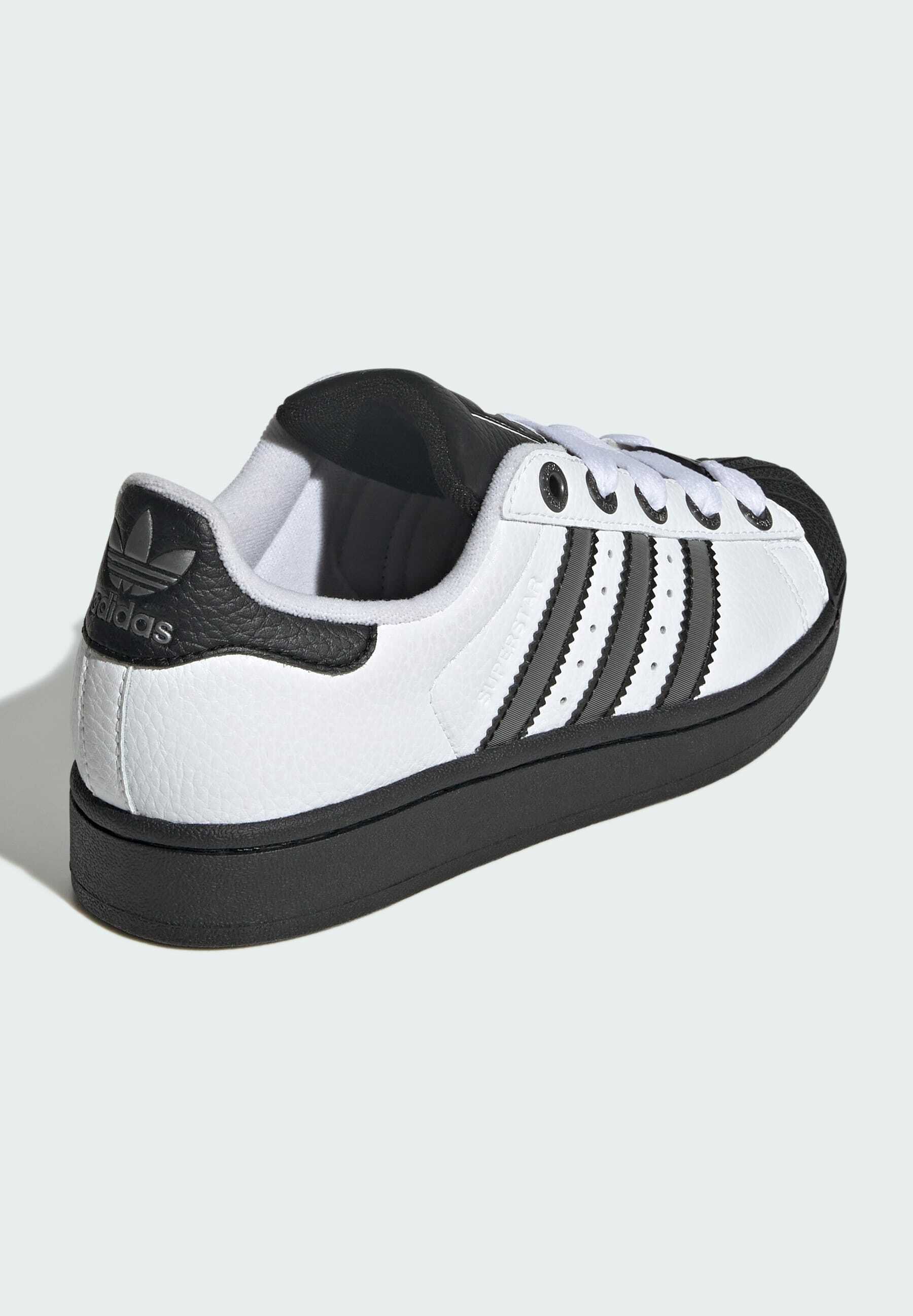 adidas Originals SUPERSTAR - Edzőcipők - felhőfehér/matt ezüst/fekete mag