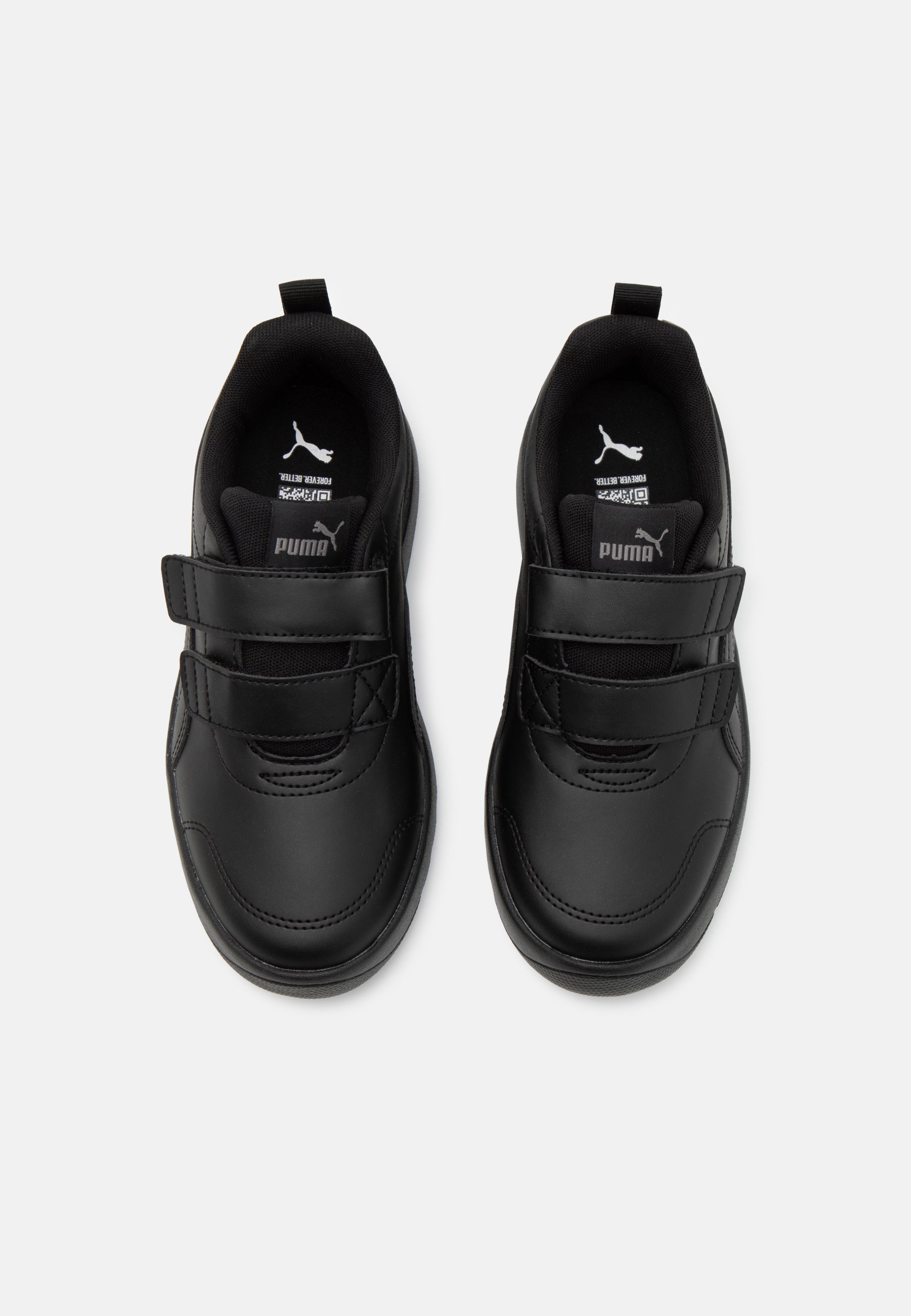 Puma COURTFLEX V3 UNISEX - Hardloopschoenen voor op de weg - zwart/gietijzer