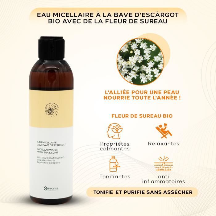 Het ULTRA REGENERERENDE trio met biologische slakkenmucin – Vermindert huidimperfecties – DAY-MICELLAR WATER-NIGHT – Ingrediënten