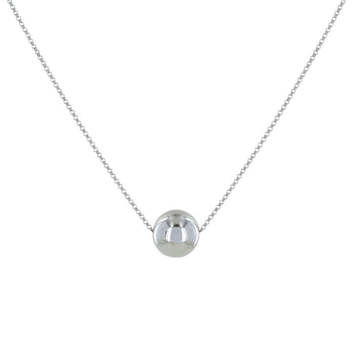 Les Poulettes Bijoux - Collier Argent Grosse Bille 14mm
